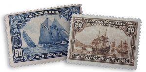 Collection Capitale achat timbres du Canada ville Québec